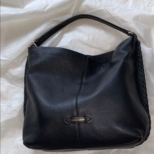 Cole Haan leather hobo whip stitch bag